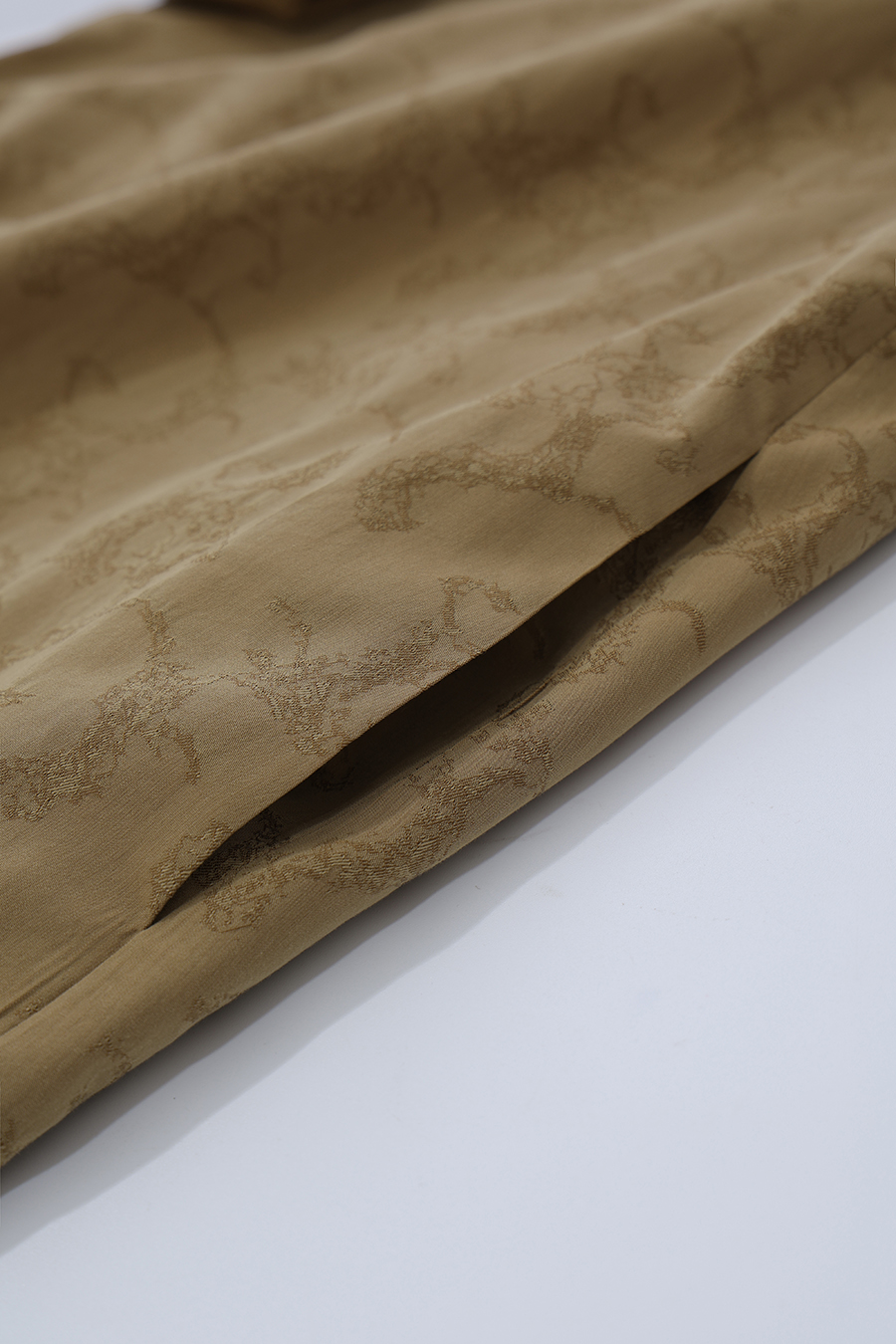 Lantern Sleeve Jacquard Dress