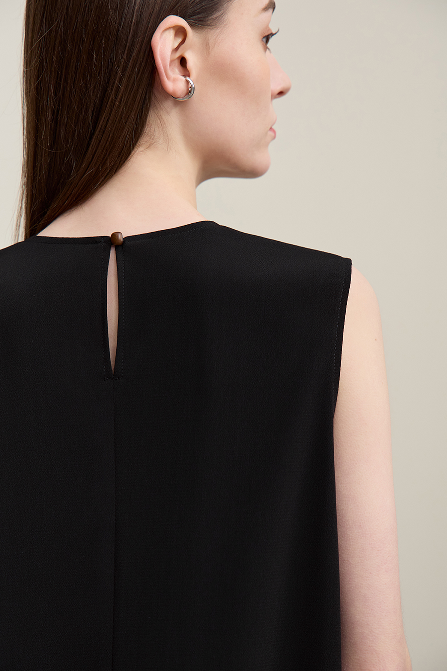 Irregular Gathered Dress|AMII