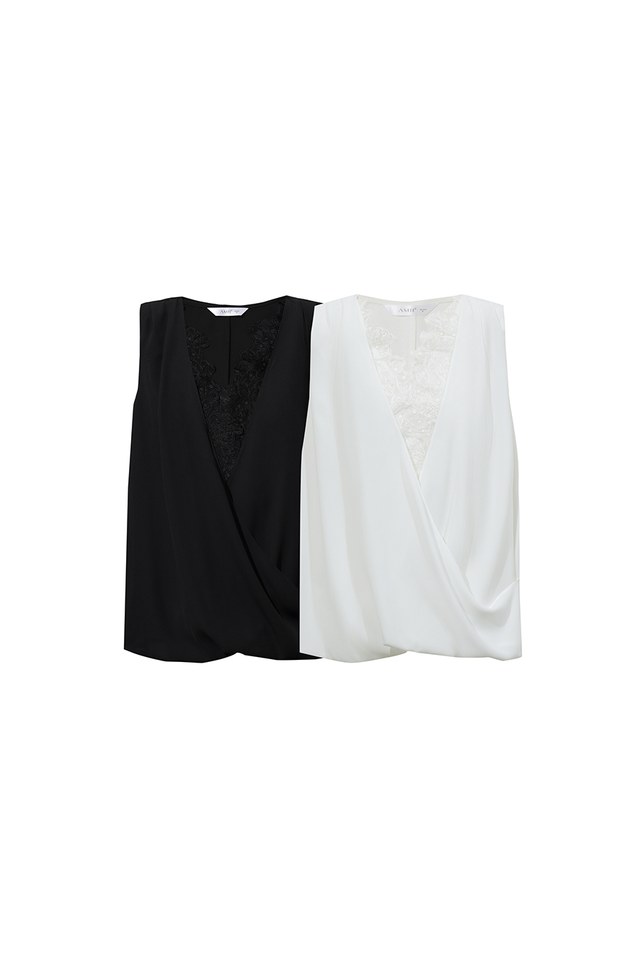 Lace Spliced Chiffon Camisole
