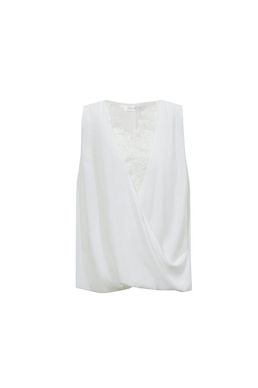 Lace Spliced Chiffon Camisole