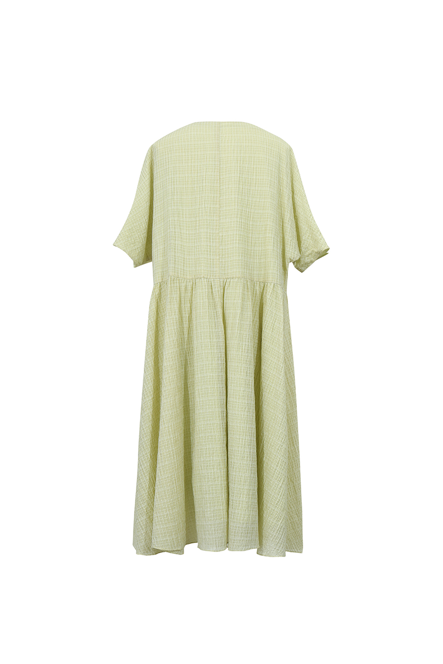 Off-the-Shoulder Three-Quarter Sleeve Dress|AMII