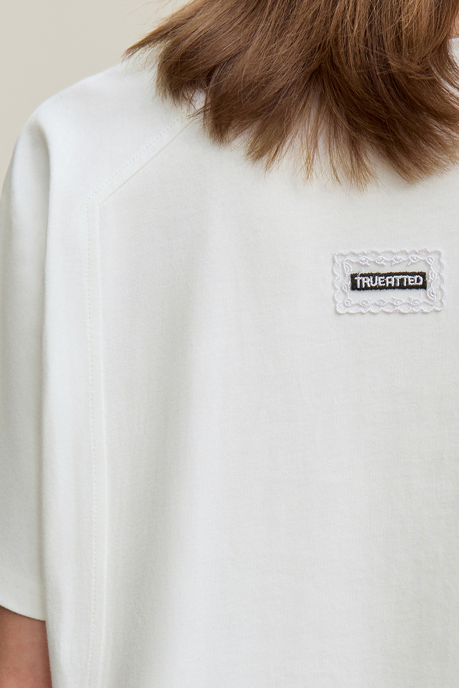 High-low Hem Pure Cotton T-shirt|AMII