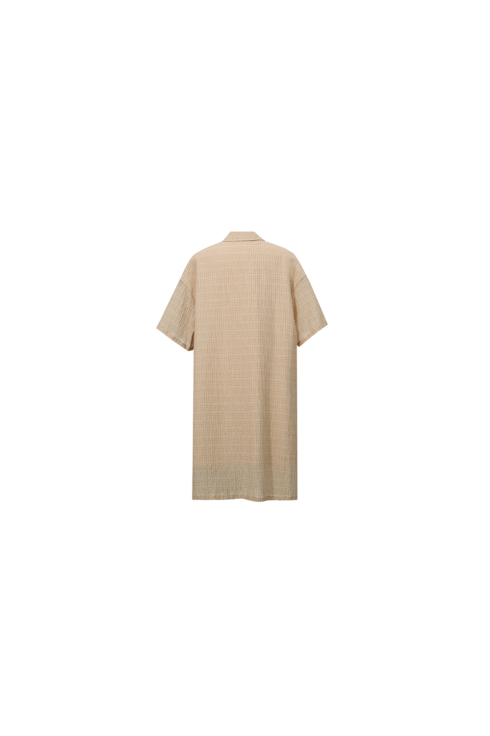 Lapel Half Placket Dress
