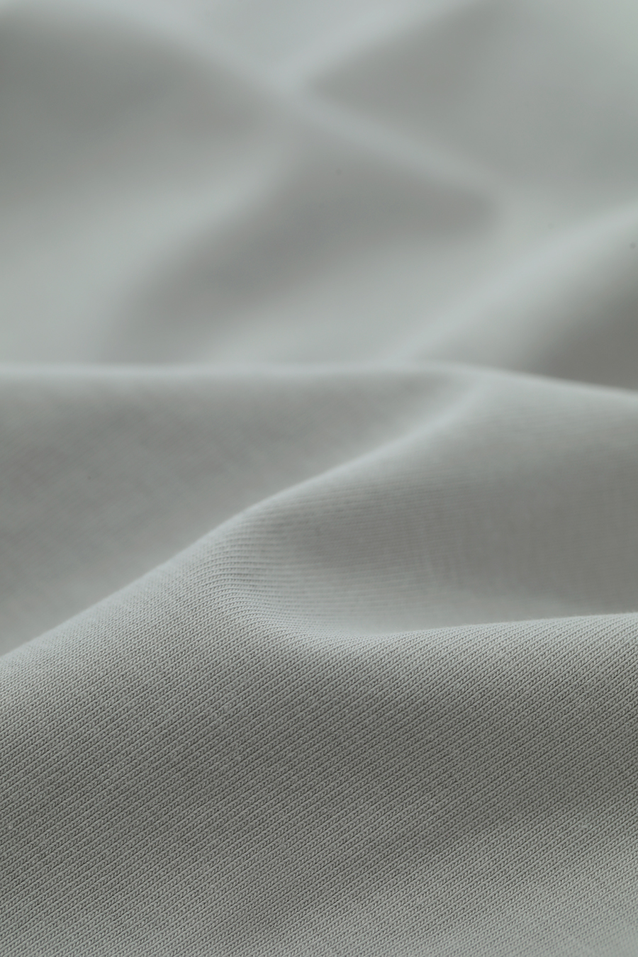 Wide Shoulder Ice Porcelain Cotton T-shirt