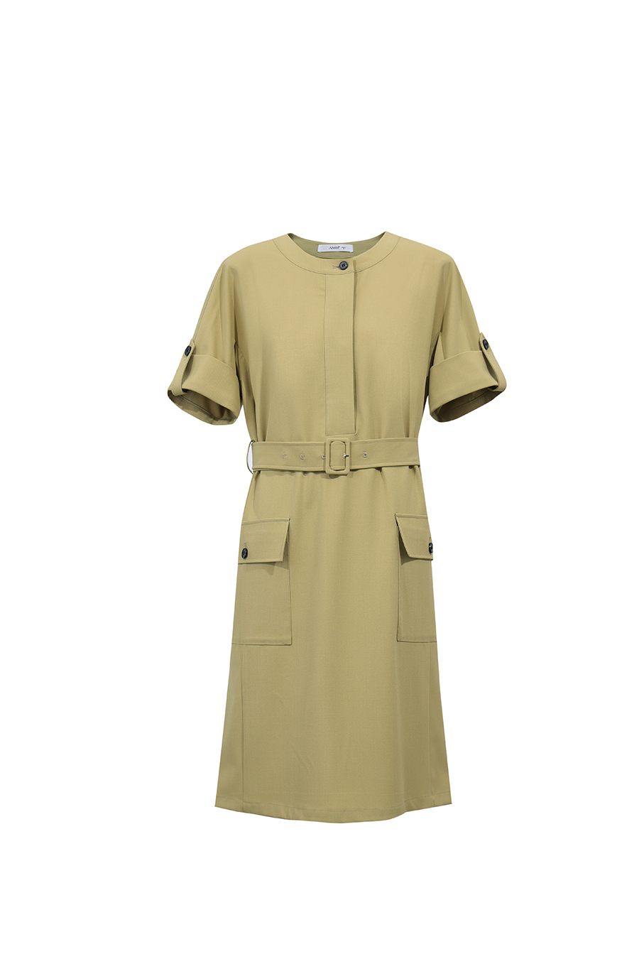 Workwear Waist Belt Dress