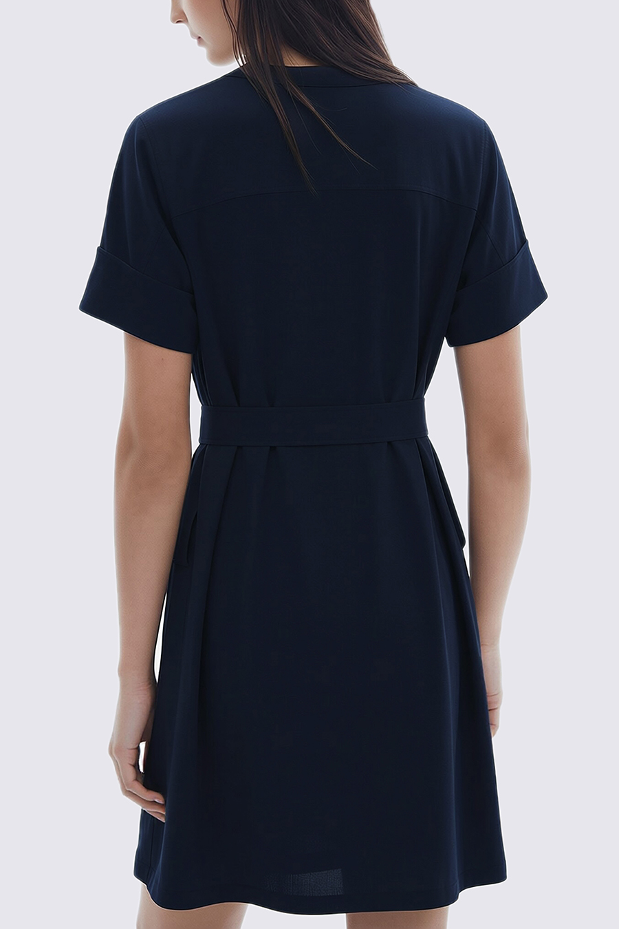 Workwear Waist Belt Dress