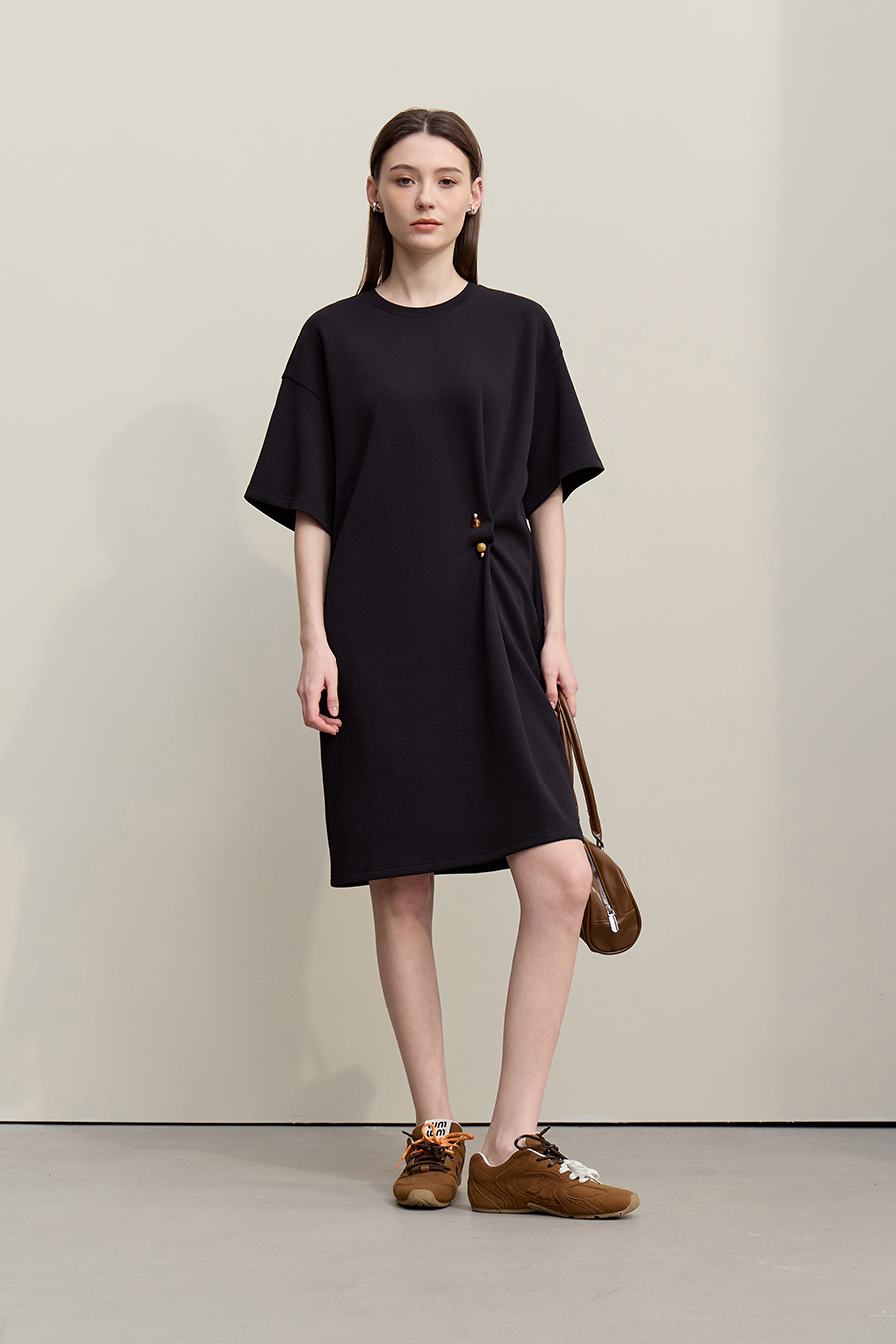 Decorative Brooch Dress|AMII