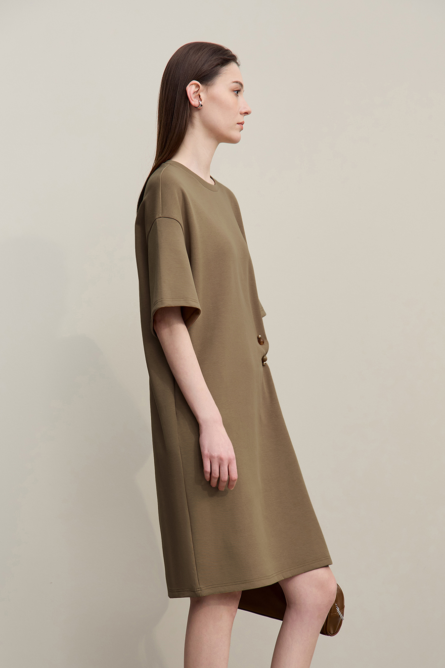 Decorative Brooch Dress|AMII