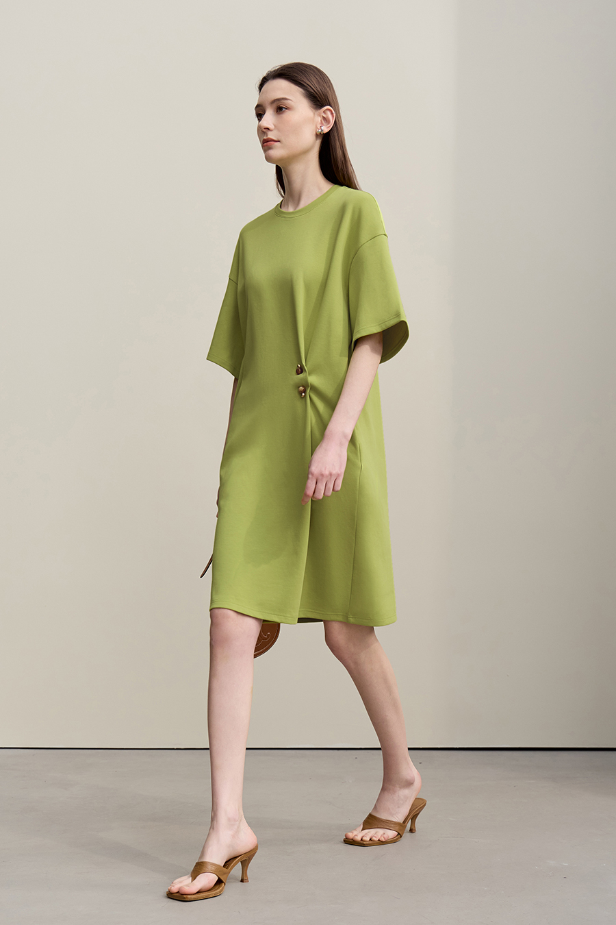 Decorative Brooch Dress|AMII