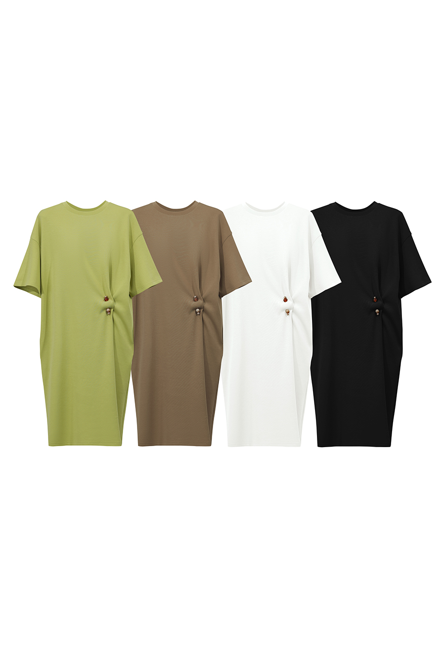 Decorative Brooch Dress|AMII