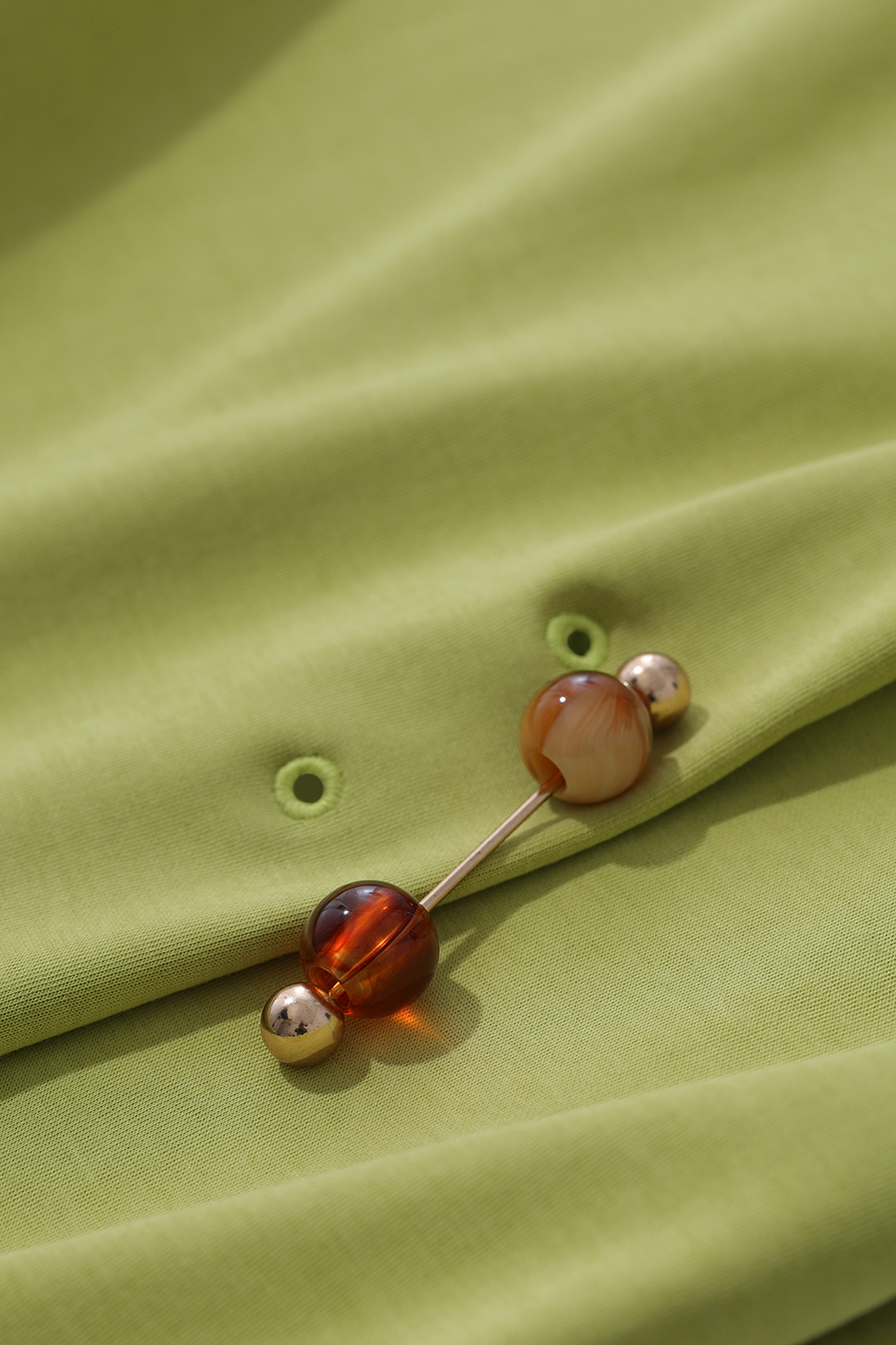 Decorative Brooch Dress|AMII