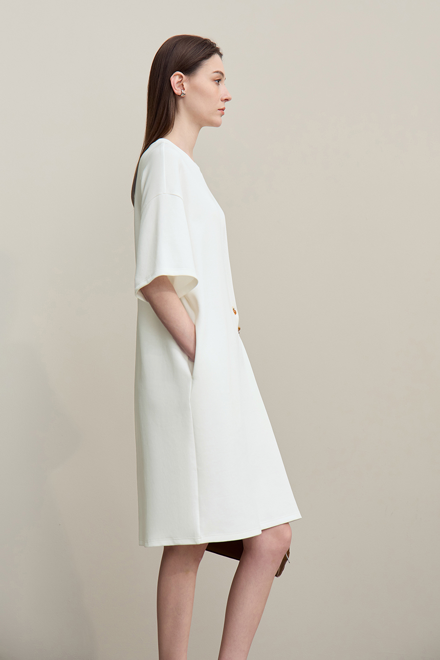 Decorative Brooch Dress|AMII