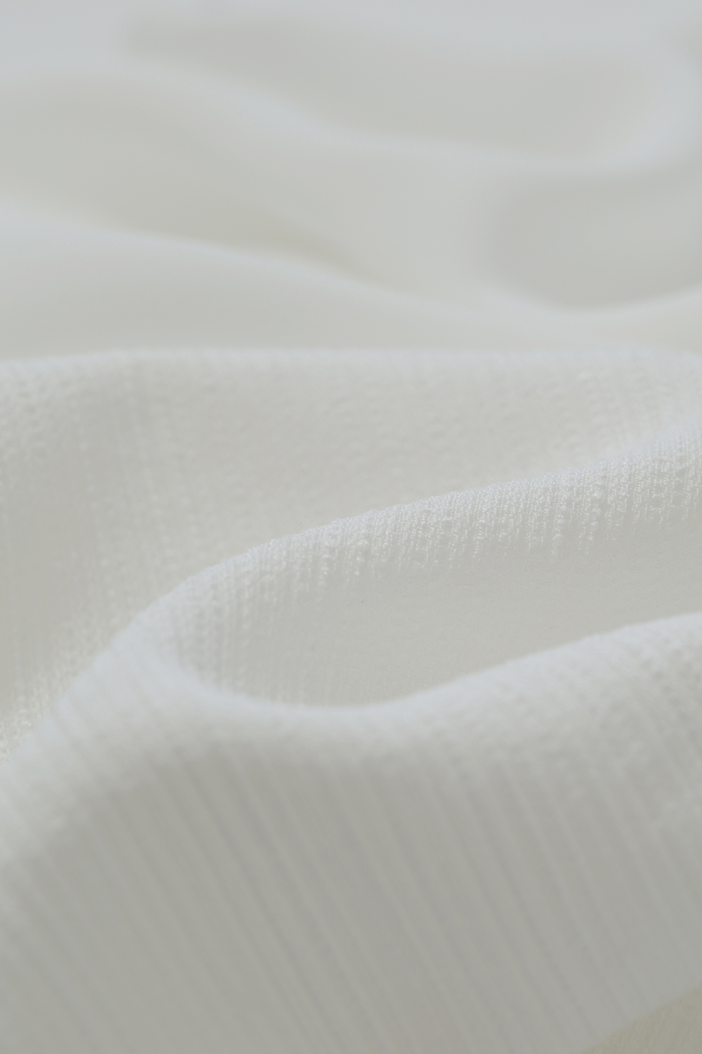Contrast Fabric Spliced Chiffon Blouse|AMII