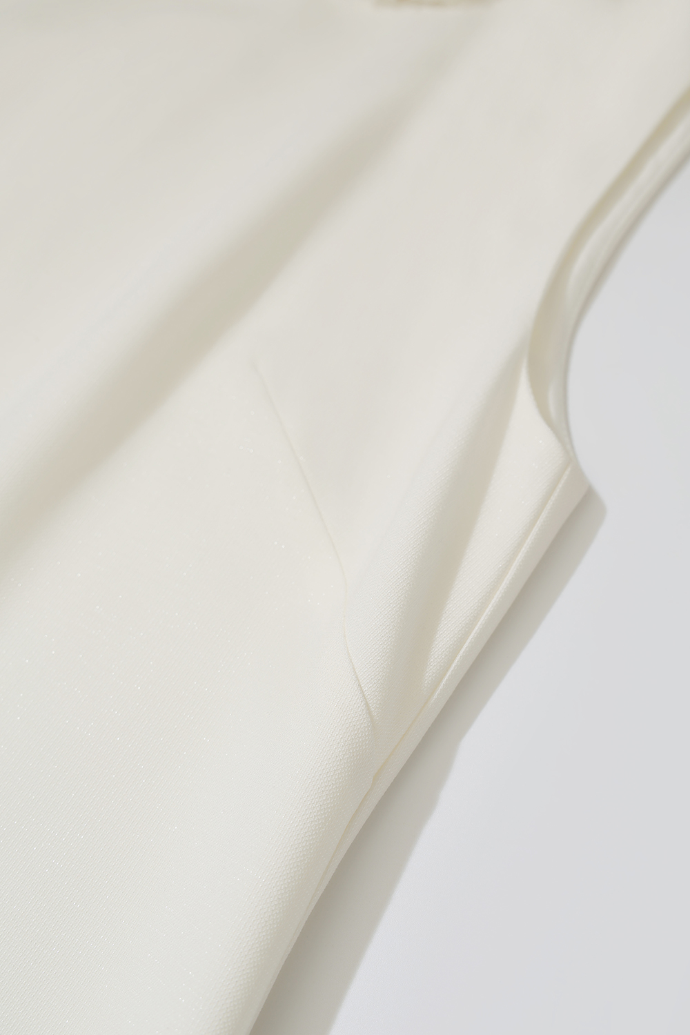 Elegant Contrast Fabric Dress