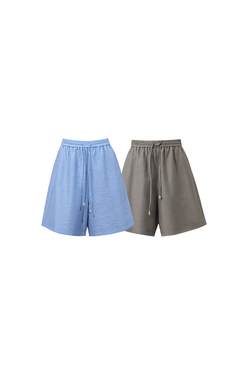 Vacation Drop Shoulder Shirt+Casual Shorts