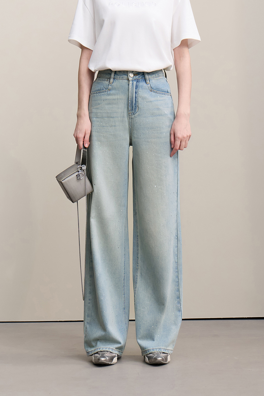Cotton Lyocell Denim Pants|AMII