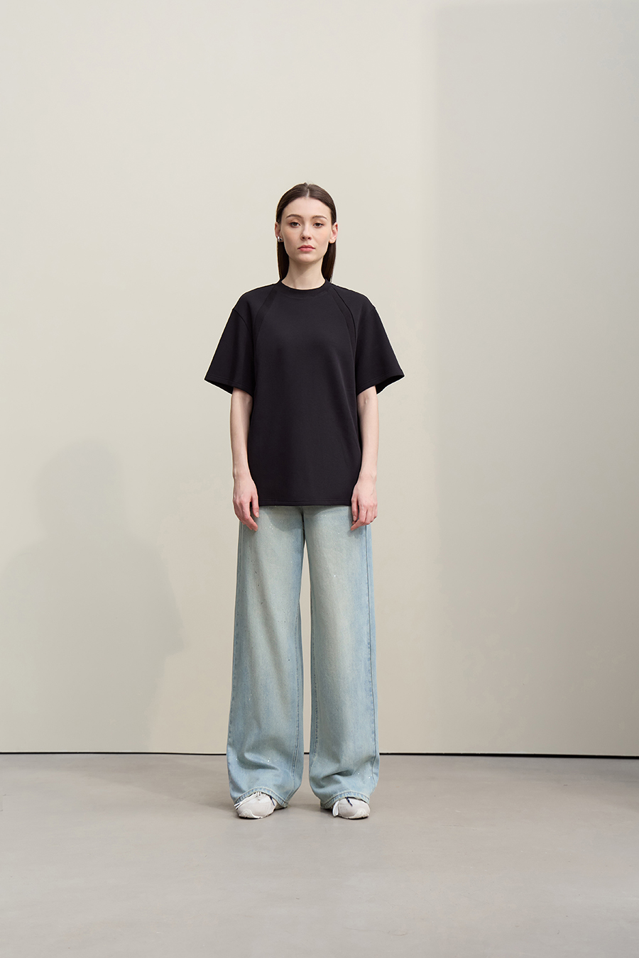 Cotton Lyocell Denim Pants|AMII