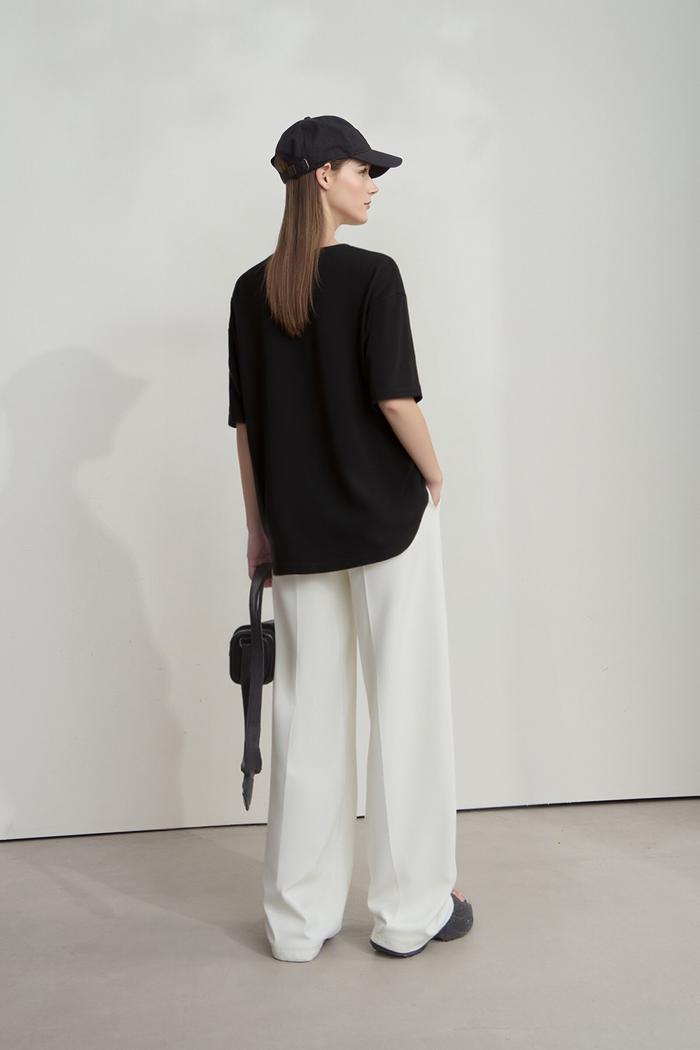 Oil Painting Print Cotton T-shirt