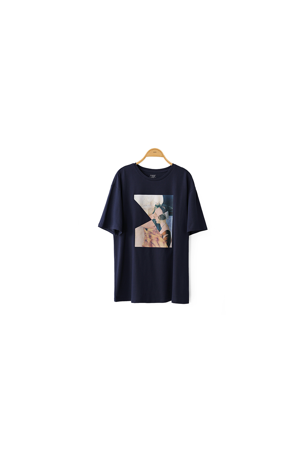 Oil Painting Print Cotton T-shirt