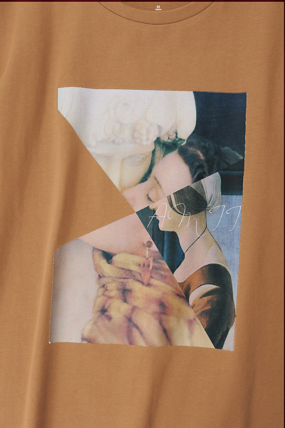 Oil Painting Print Cotton T-shirt