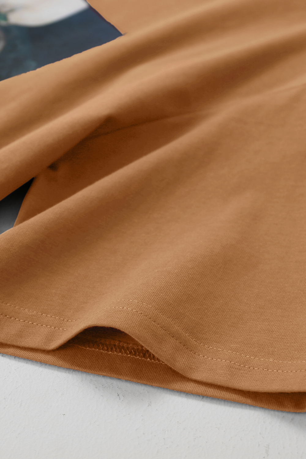 Oil Painting Print Cotton T-shirt