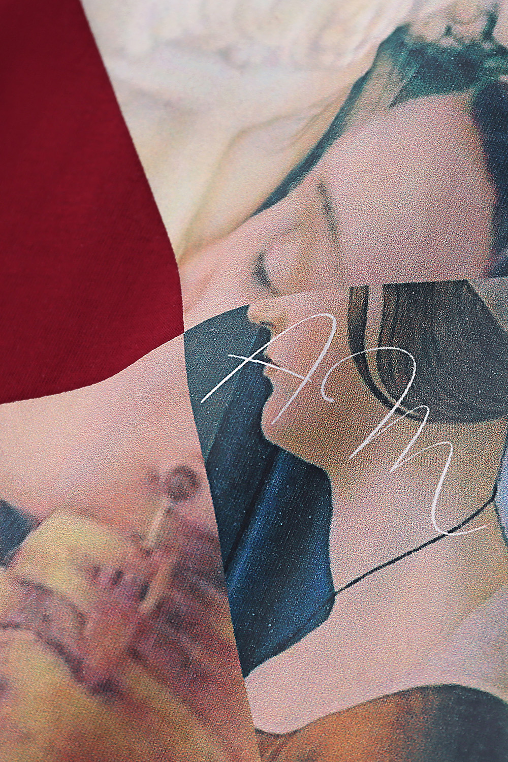 Oil Painting Print Cotton T-shirt