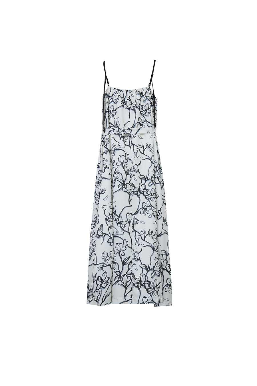 Printed Sling Dress|AMII