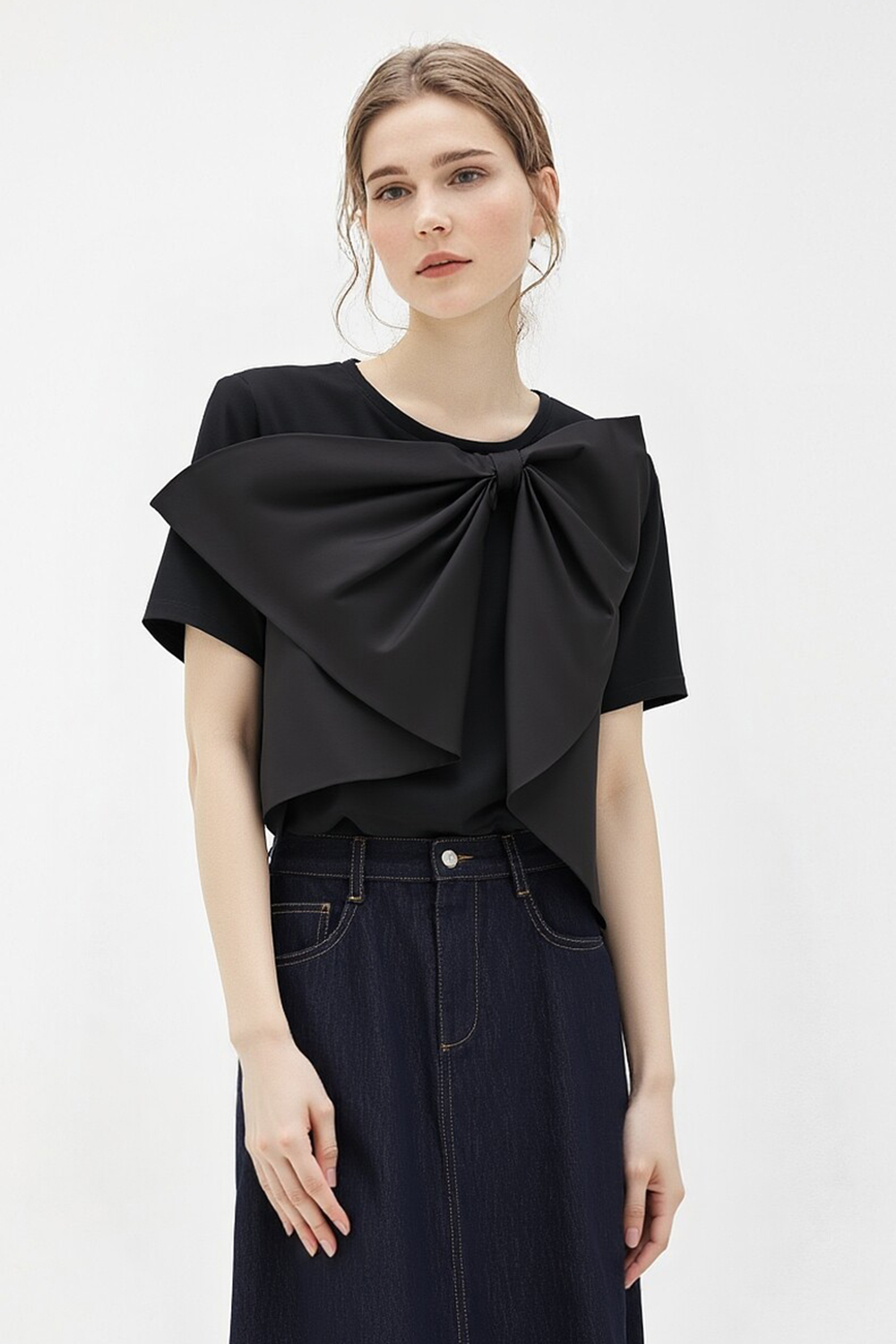 Bow Short Sleeve T-shirt