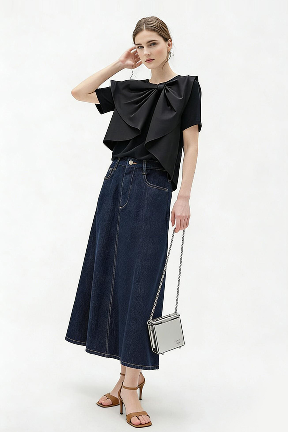 Bow Short Sleeve T-shirt