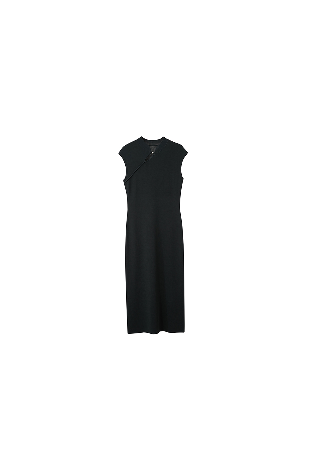 Slim Fit Stand Collar Dress