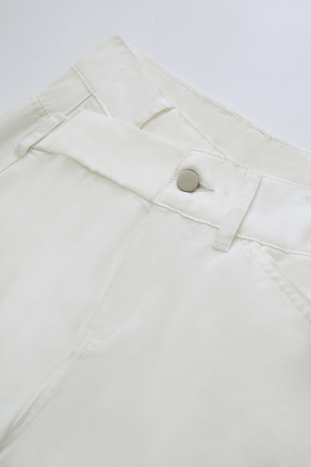 Lyocell Cotton Denim Trousers|AMII