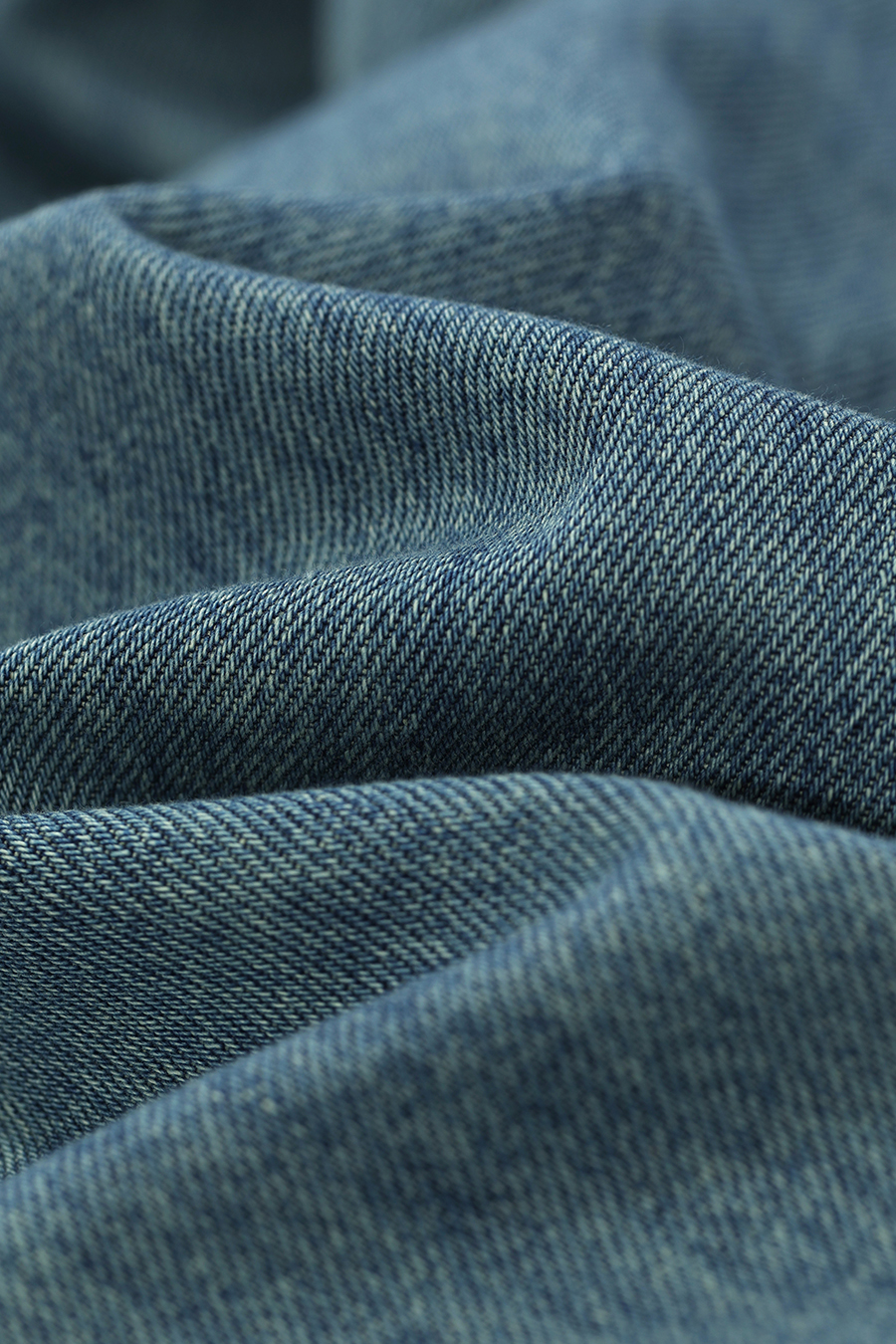 Letter Embroidered Denim Pants|AMII