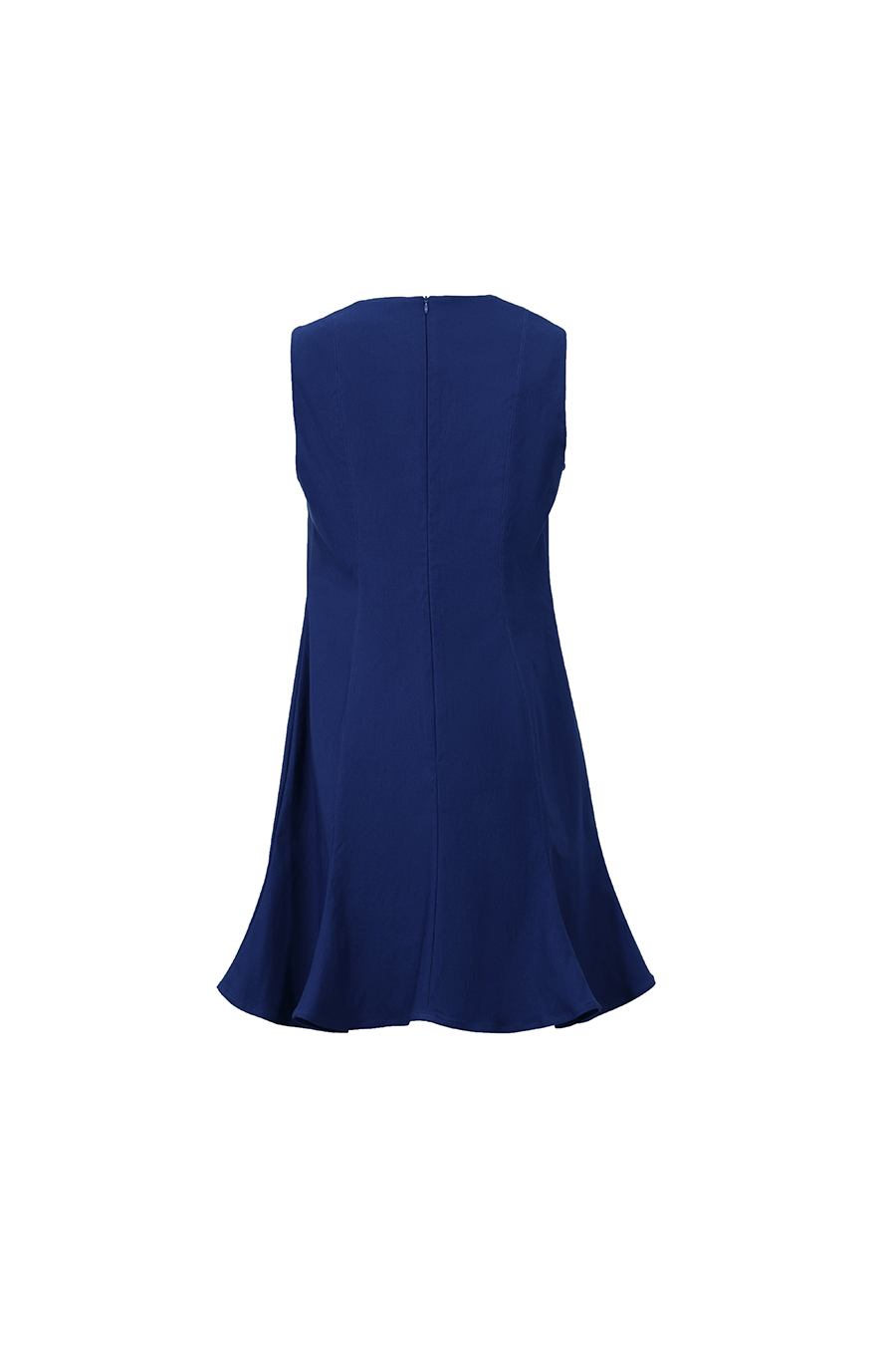 Round Neck Sleeveless Dress|AMII