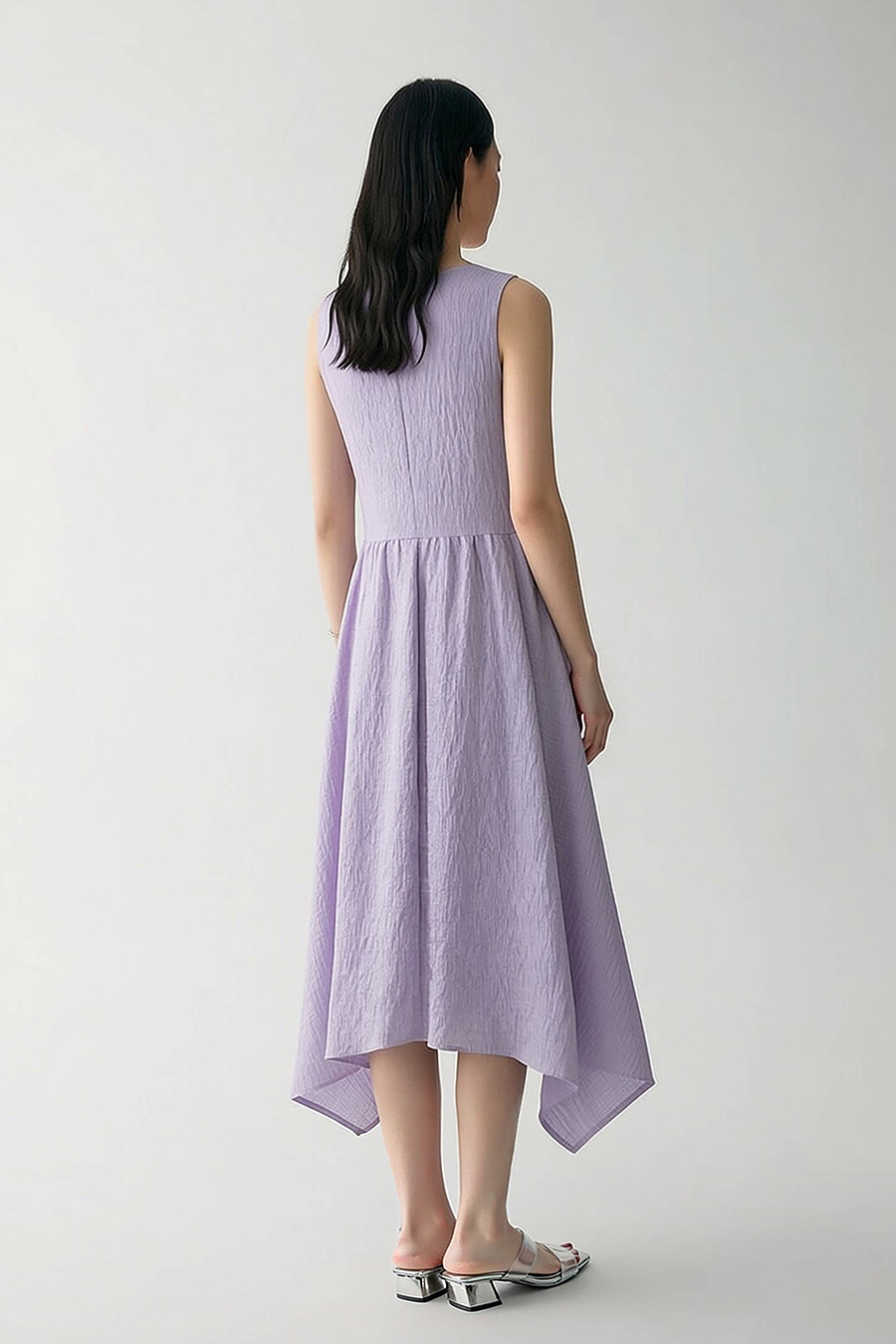 V-Neck Tie Dress|AMII