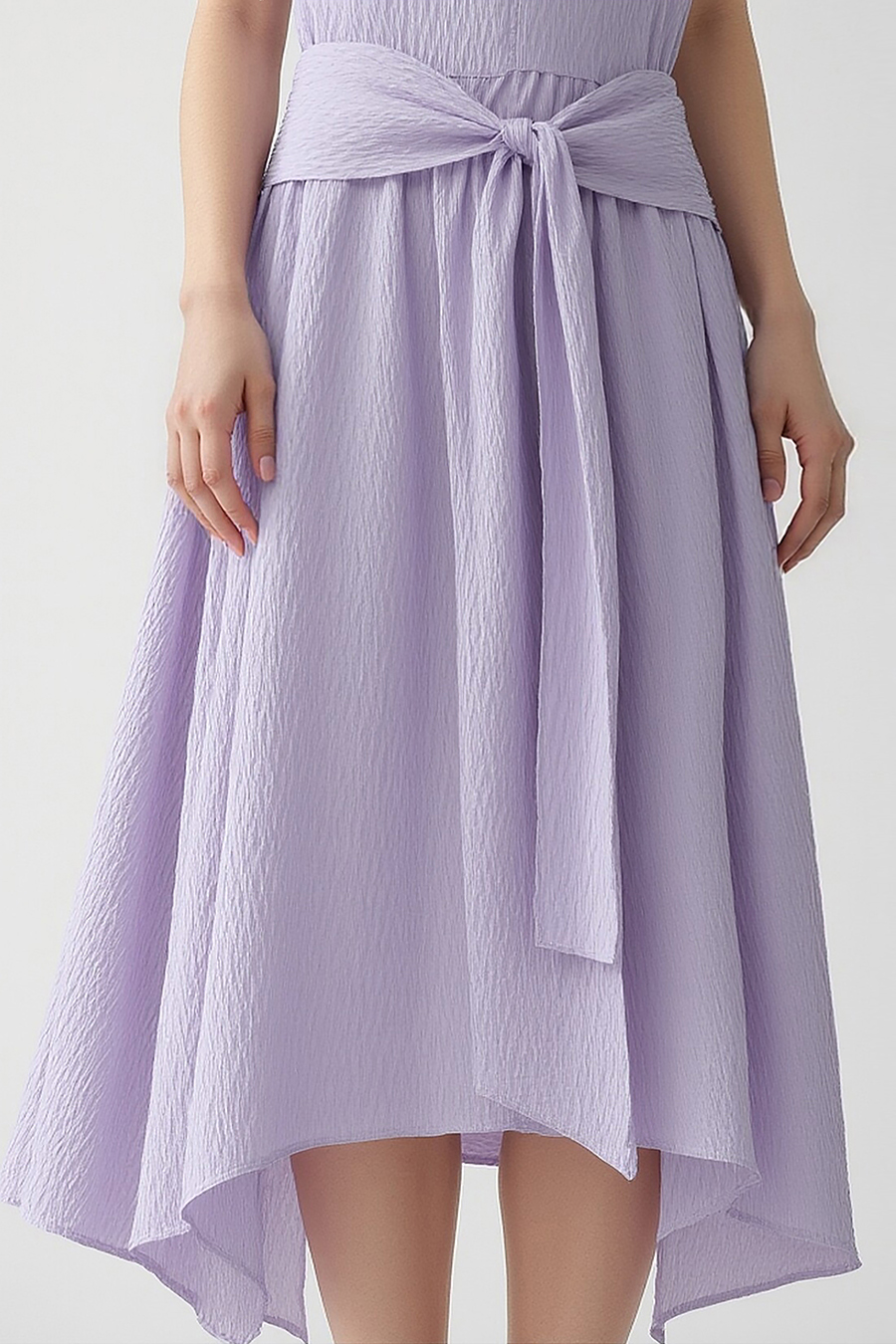 V-Neck Tie Dress|AMII