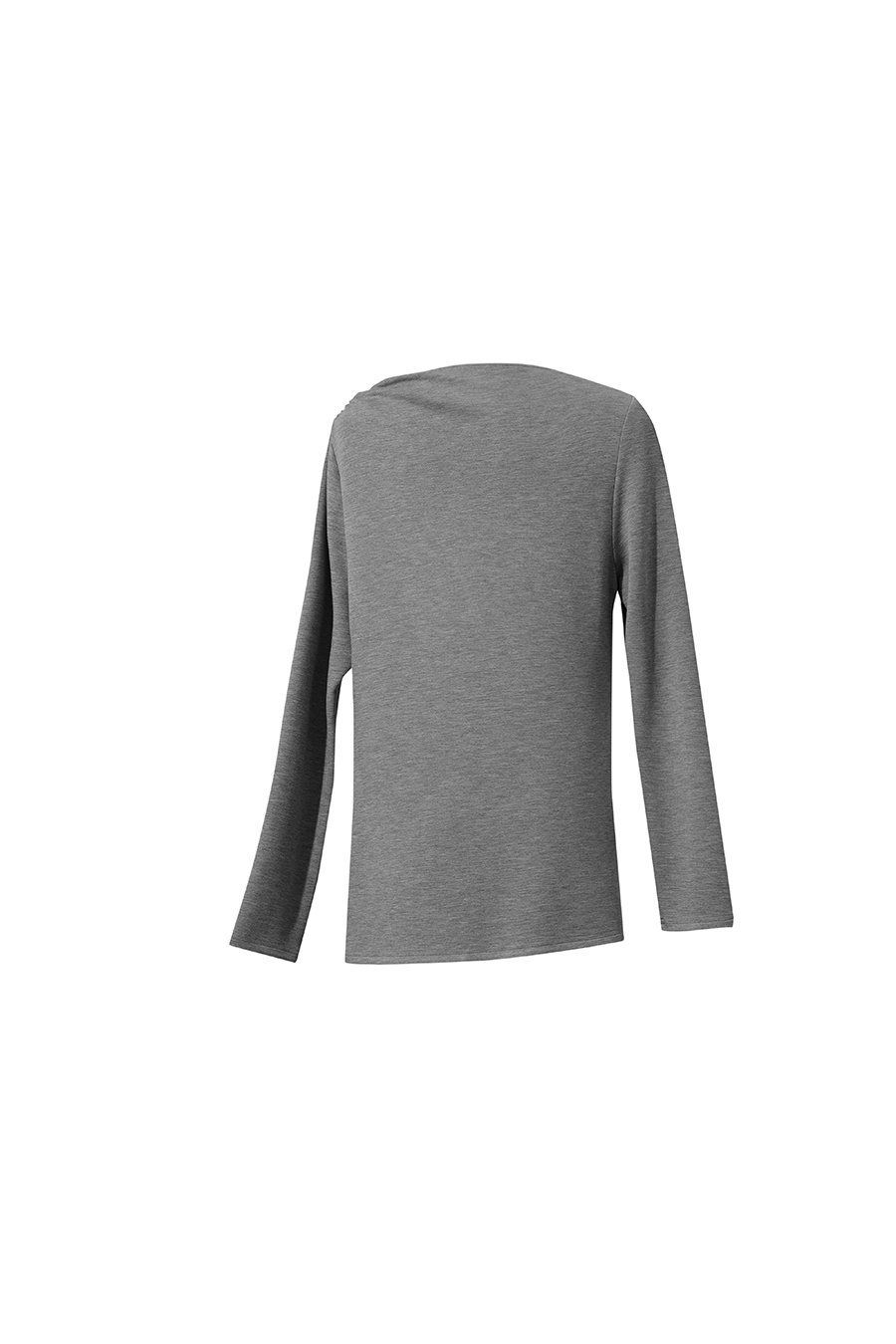 Off-Shoulder Ruched Tee | AMII