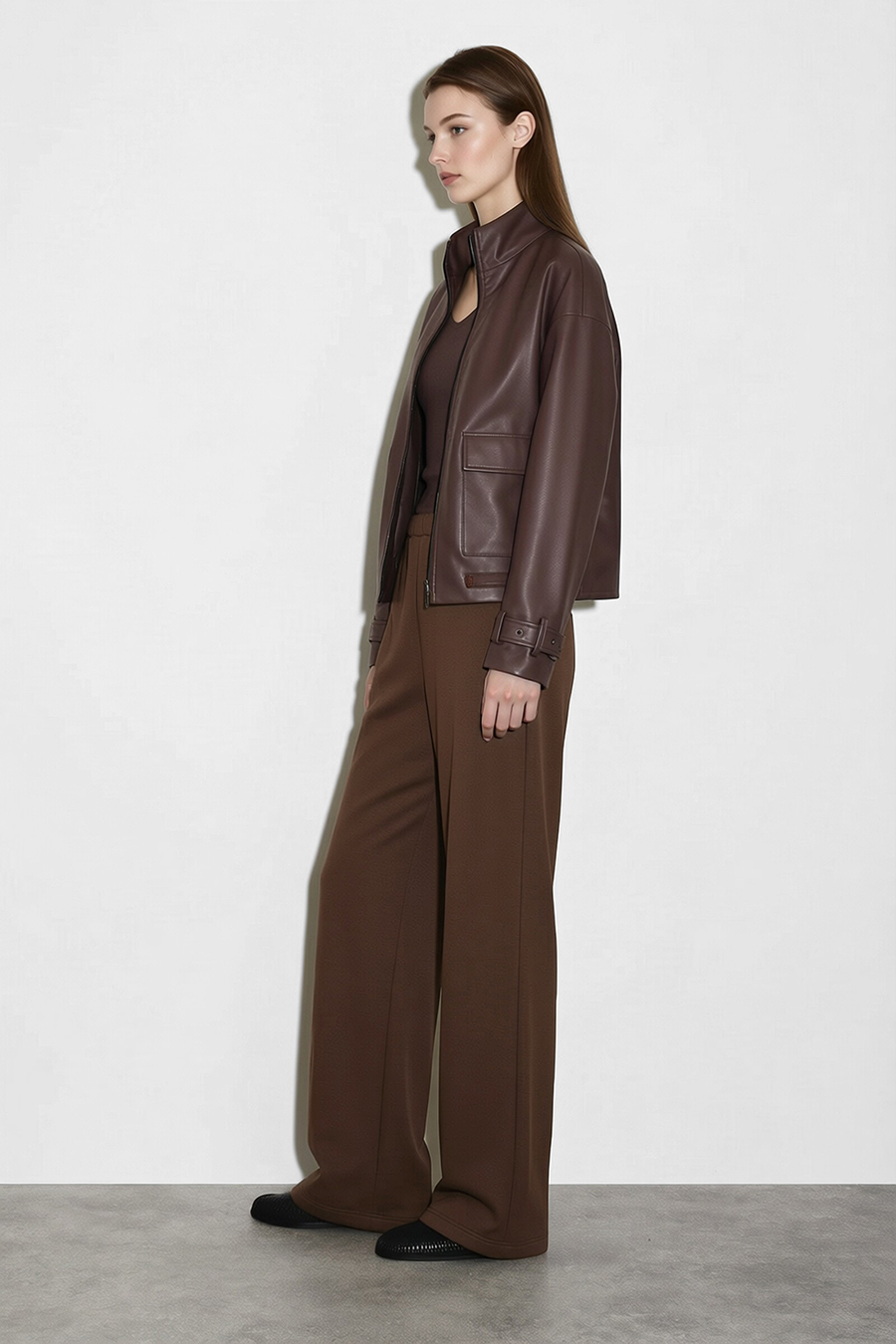 Loose Wide Leg Casual Pants | AMII