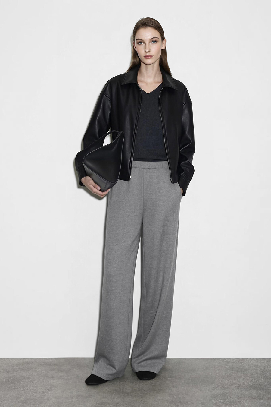 Loose Wide Leg Casual Pants | AMII
