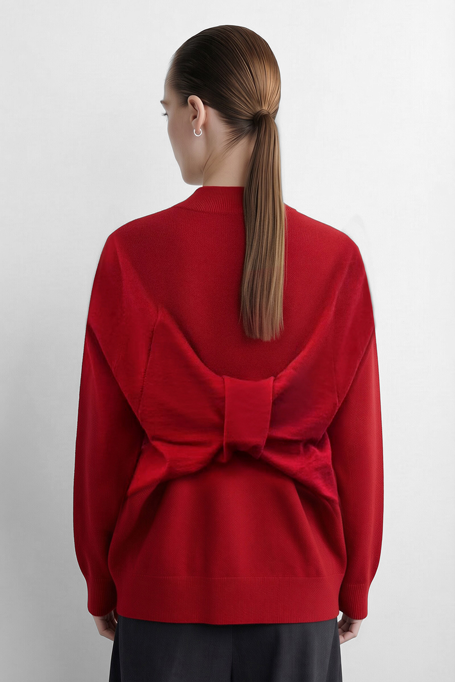 Bow Detail Sweater | AMII