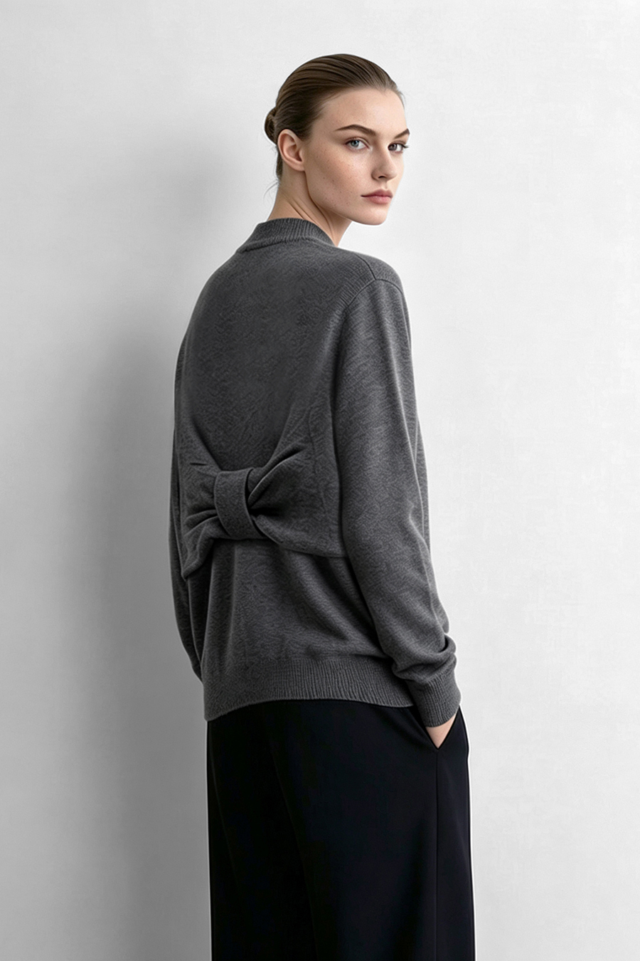 Bow Detail Sweater | AMII