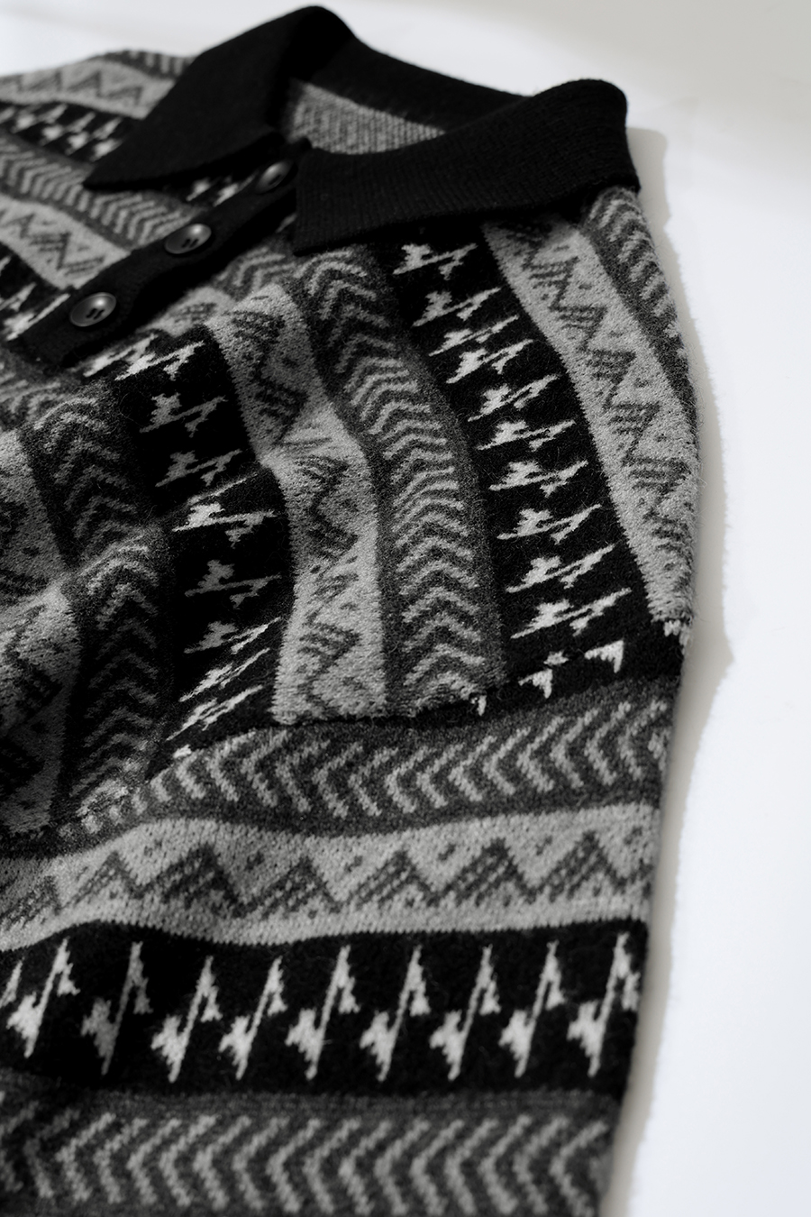 Fair Isle Jacquard Sweater|AMII