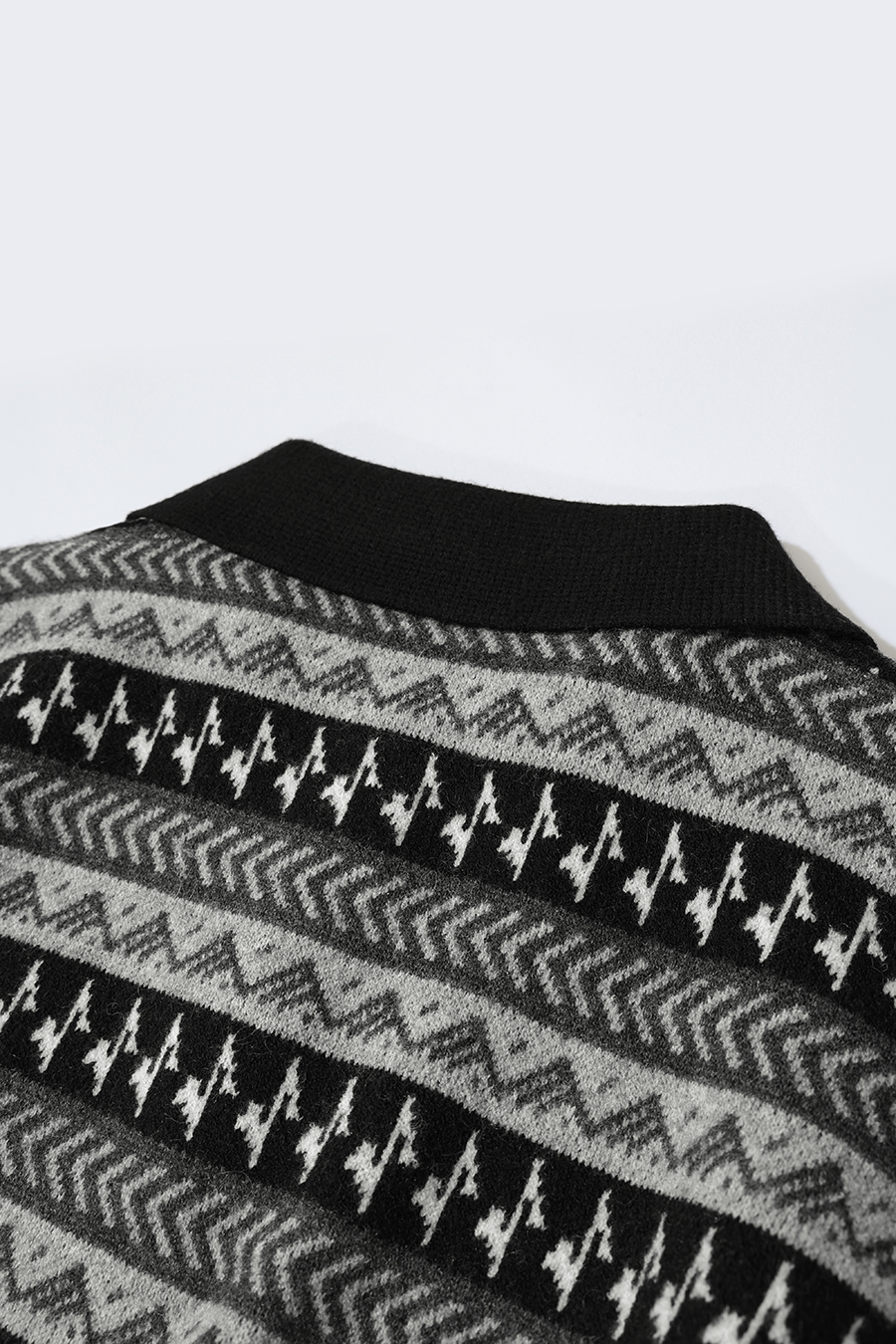 Fair Isle Jacquard Sweater|AMII