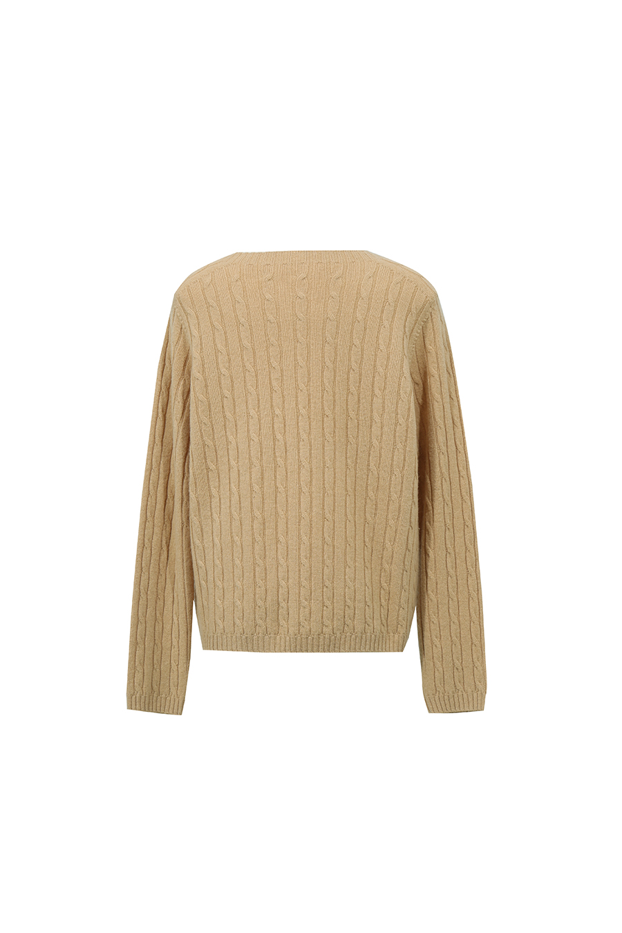 100% Wool Cable Knit Sweater | AMII