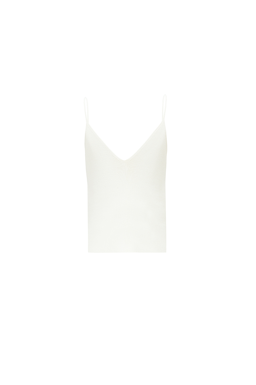 Rib V-Neck Knit Camisole | AMII