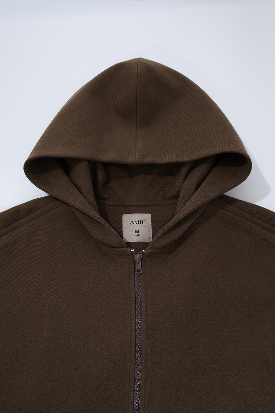 Hooded Two-Way Zip Jacket|AMII
