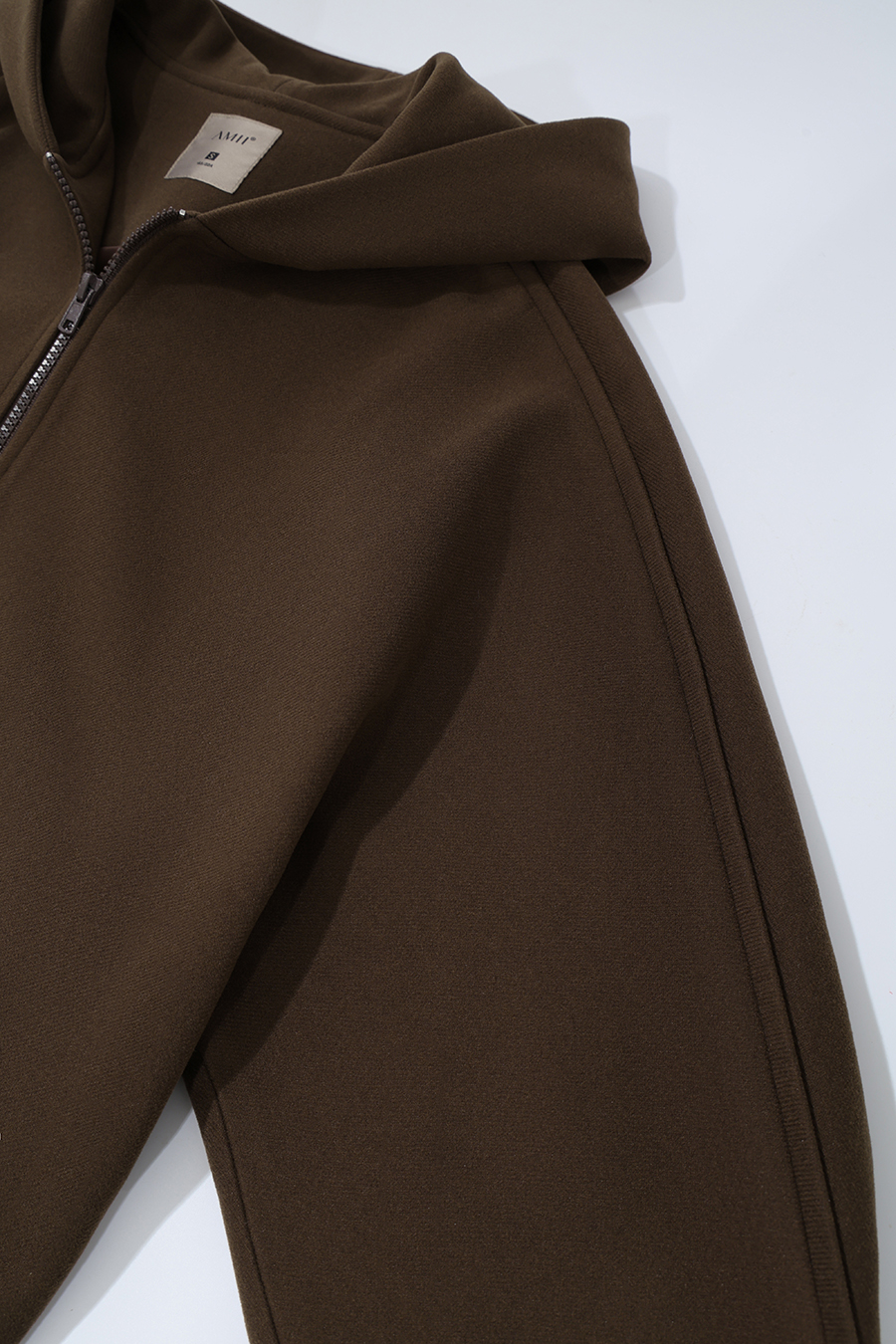Hooded Two-Way Zip Jacket|AMII