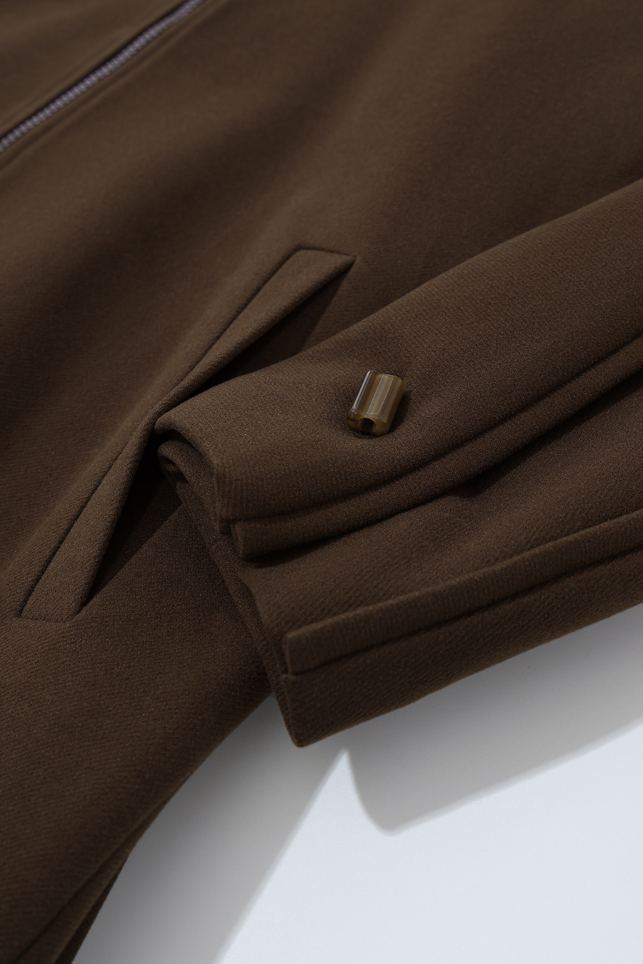 Hooded Two-Way Zip Jacket|AMII