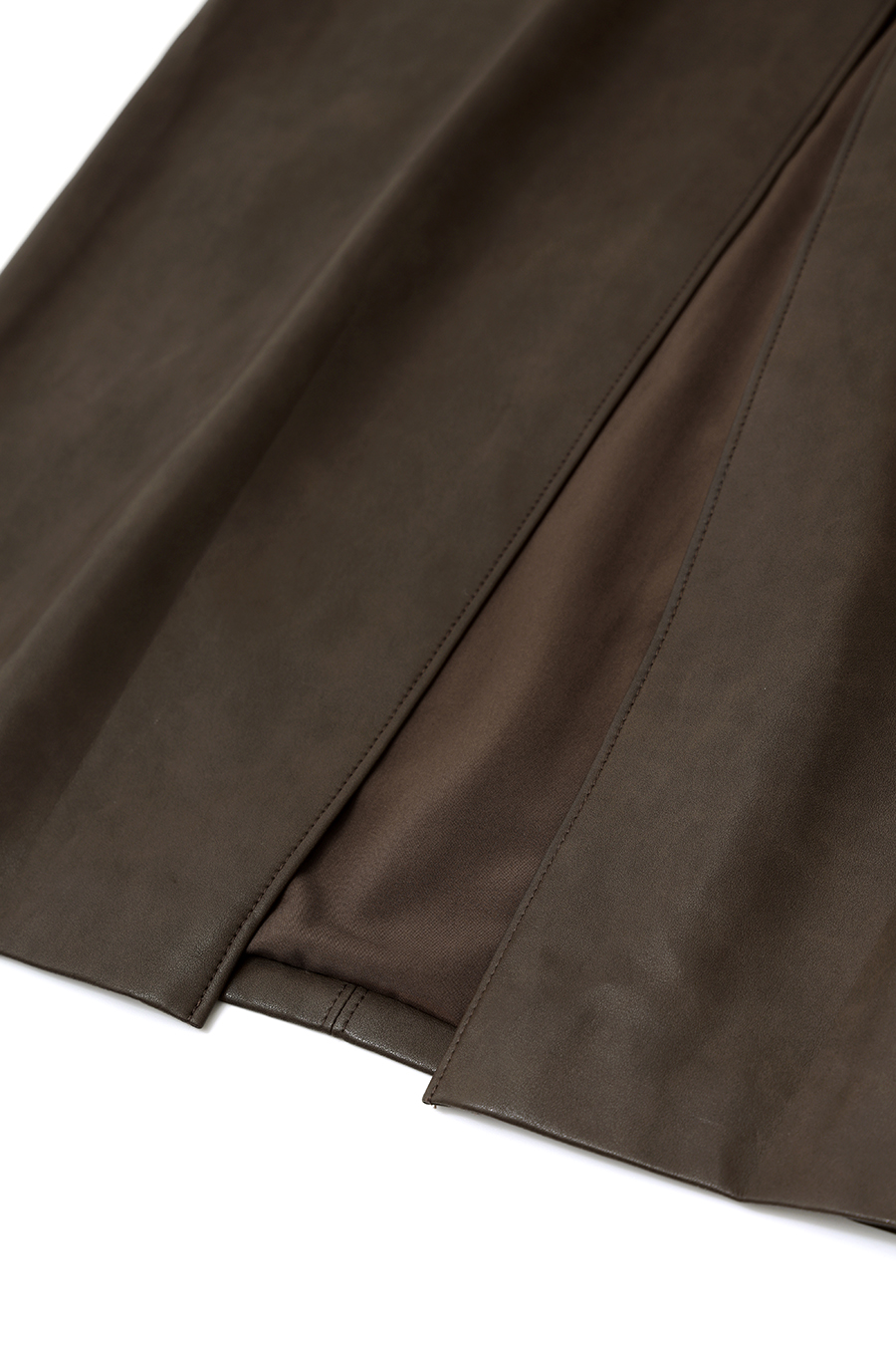 Eco Vegan Leather Skirt|AMII