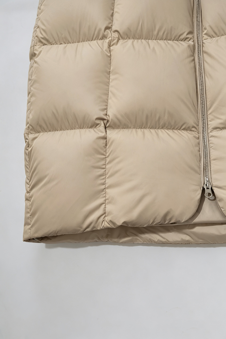 Hooded Cocoon Down Jacket|AMII