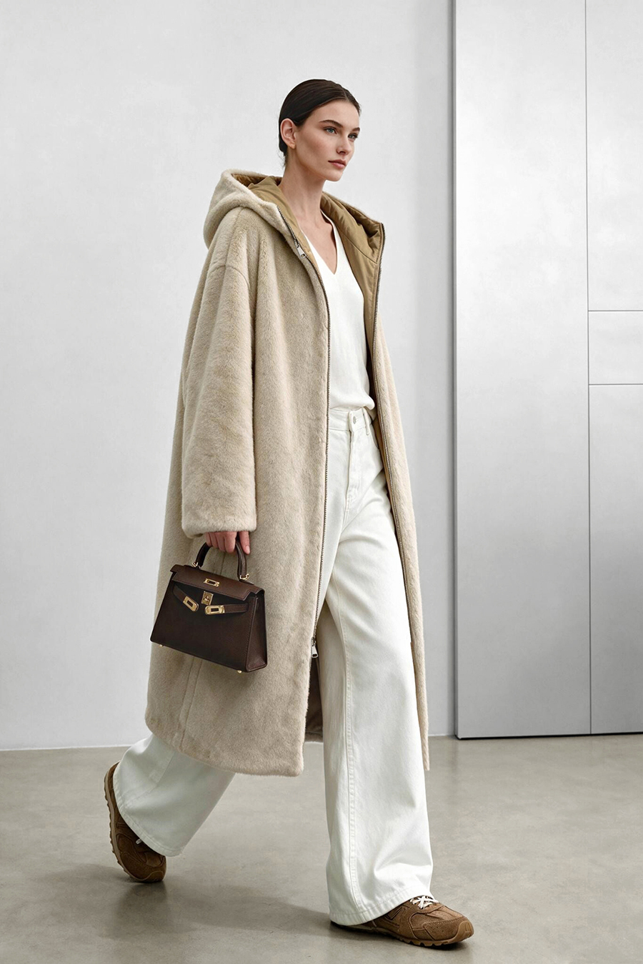 Reversible Eco Fur|AMII